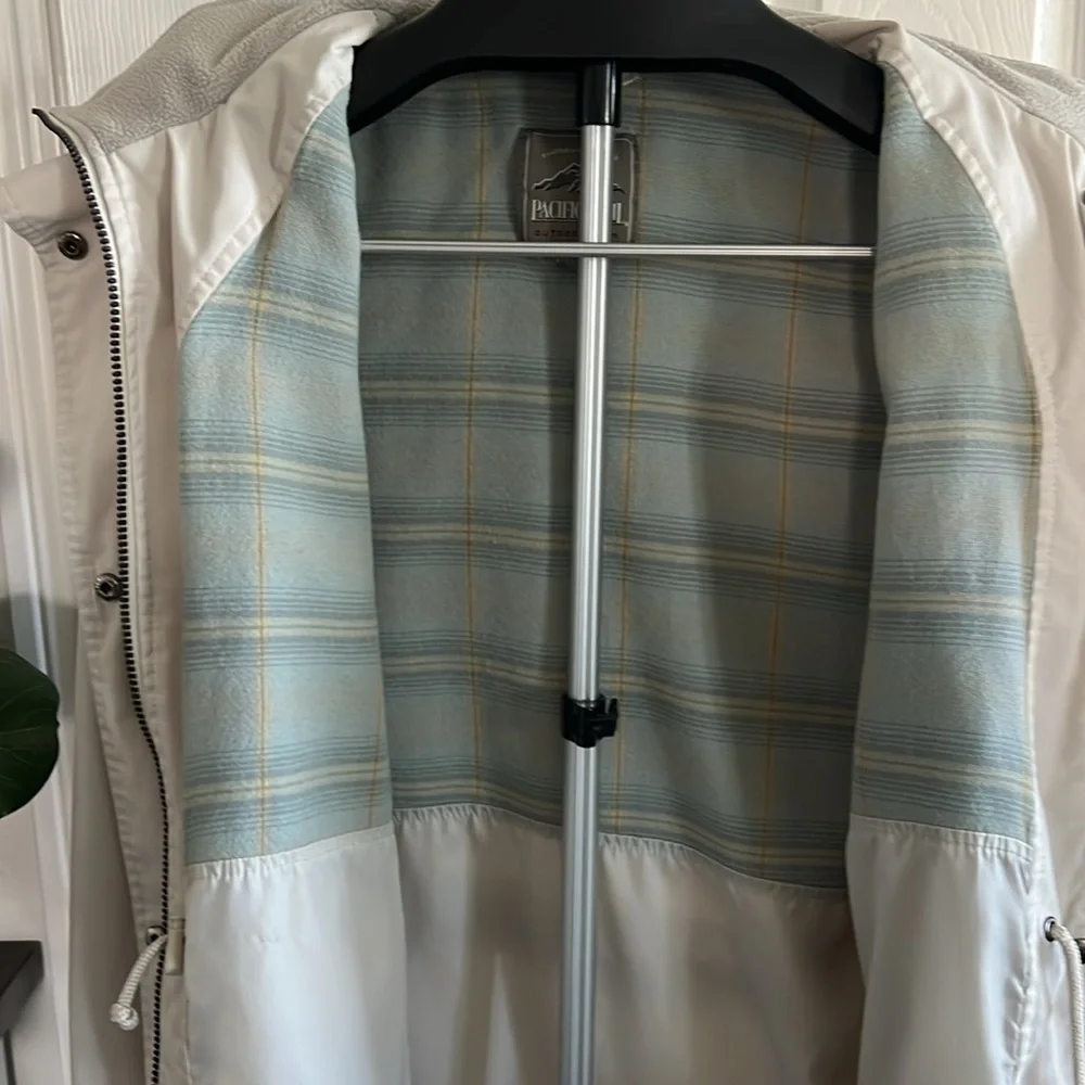 Pacific Trail Parka Coat size M cream color - Picture 5 of 17